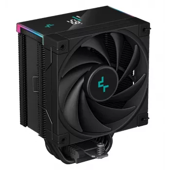 Gaisa dzesētājs DeepCool AK500S Digital 120 mm, 5 siltuma caurules, PWM ventilators, 1850 RPM, 68.99 CFM, 2.19 mmH2O, Melns
