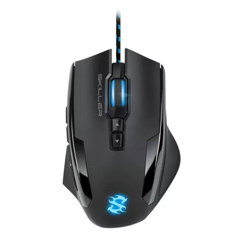 Sharkoon Skiller SGM1 spēļu pele labročiem USB tipa A optiskā 10800 DPI