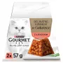 Slapjā barība kaķiem Purina Nestlé Gourmet Revelations gabaliņi želejā ar lasi 2x57 g, pieaugušiem, pilnvērtīga