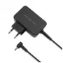Strāvas adapteris QOLTEC 45W 19V portatīvajām ierīcēm — nomaiņas adapteris 45 W 19 V