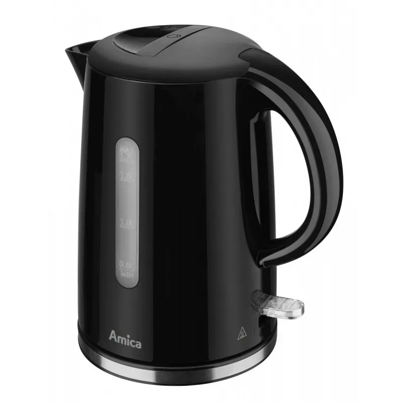 Amica KF1002 elektriskā tējkanna, 1,7 l, melna