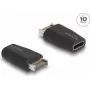 DeLOCK Adapter USB 10 Gbps iekšējais Type-E Key A vīrišķais uz USB Type-C sievišķo, melns