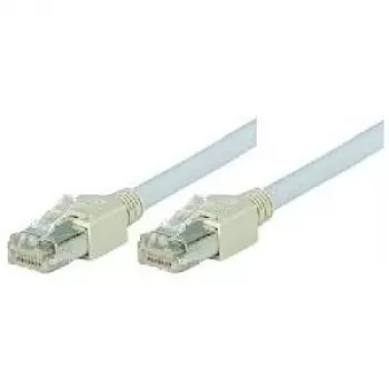 Tecline exertis Connect - Patch-Cable - RJ-45 (M) līdz RJ-45 (M) - 1 m - Folēts neekranēts vītais pāris (F/UTP) - CAT 5e - Bezhalogēna - Pelēks (72701)