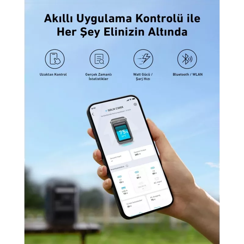 Anker SOLIX C300X pārnēsājama elektrostacija 7 LiFePO4 90000 mAh