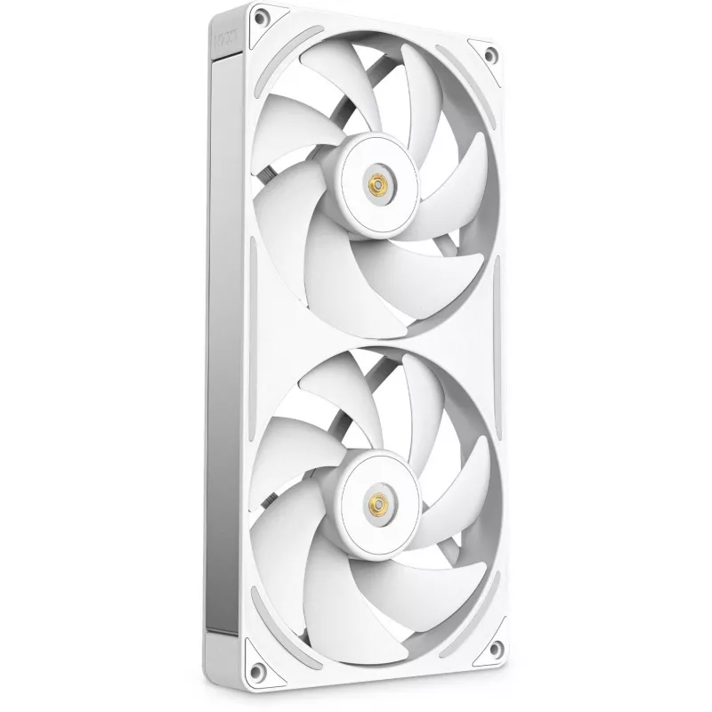 NZXT F280X RF-U28PN-W1 RGB 280 mm korpusa ventilators, 140 mm, 2400 apgr./min, 41 dB, balts