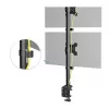 Maclean MC-966 galda statīvs monitoram 13-27 collas, melns