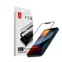 Crong rūdīta stikla ekrāna aizsargs iPhone 16e / 14 / 13 / 13 Pro — 3D pilna pārklājuma