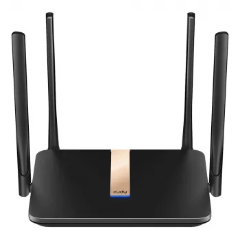 Cudy LT500D bezvadu maršrutētājs Fast Ethernet divjoslu (2.4 GHz / 5 GHz) 4G melns