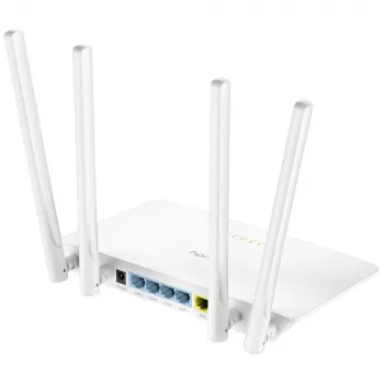 Galda maršrutētājs Cudy WR1200 Divjoslu Wi‑Fi 5 (802.11ac) 867 Mbit/s, 4x RJ‑45 LAN, Balts