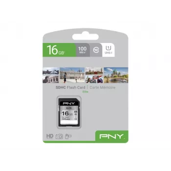 Atmiņas karte PNY 16 GB SDHC UHS-I Class 10 P-SD16GU1100EL-GE