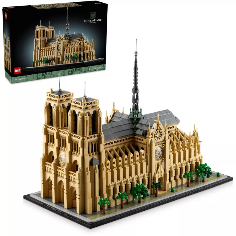 LEGO Architecture Notre-Dame de Paris komplekts pieaugušajiem 21061