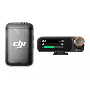 Bezvadu mikrofons DJI Mic 2 Melns