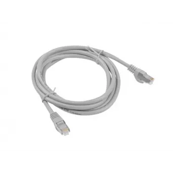 Tīkla kabelis LANBERG Cat6 RJ-45 uz RJ-45 2 m F/UTP, CCA vads, pelēks