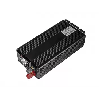 Green Cell INV09 tīkla sprieguma pārveidotājs 12V->230V 1000W melns
