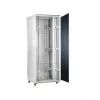 SOMI Networks 42U, 19 inch brīvi stāvošs skapis | 42U-80/100NACP | Pelēks | Max Slodze 800 kg; noņemami un bloķējami sānu paneļi; perforētas metāla durvis; neizmontēts | Dziļums: 100 cm