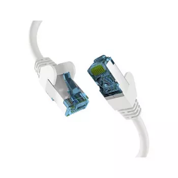 EFB-Elektronik RJ45 savienojuma kabelis Cat.7 neapstrādāts vads balts 30m S/FTP PIMF tīkla kabelis LAN DSL