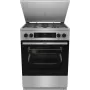 Gorenje GKS6C71XF Brīvi stāvoša plīts ar cepeškrāsni Sudraba