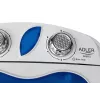 Adler AD 8051 veļas mašīna, augšējā ielāde, 3 kg, balta/zila