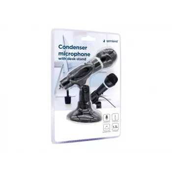 Kondensatora mikrofons ar galda statīvu MIC-D-04 GEMBIRD