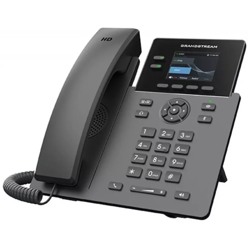 IP telefons Grandstream GRP2610, 2 līnijas, HD audio, VoIP