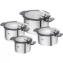 ZWILLING SIMPLIFY 66870-004-0 Katlu komplekts Nerūsējošais tērauds 4 gab. Sudrabs Melns