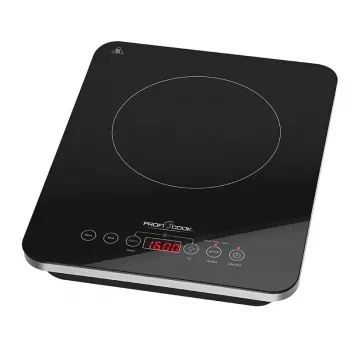 ProfiCook EKI 1062 Melnā Virsmas Indukcijas Plīts 1 Zona