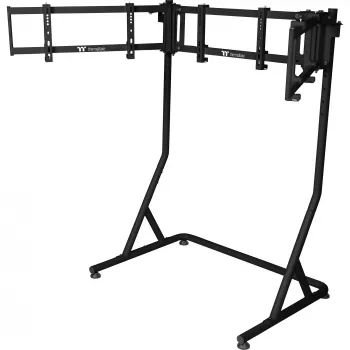 Thermaltake GSC-MSP-MDSLBB-01 grīdas statīvs monitoriem 139.7 cm 55 Melns