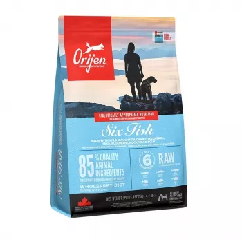 ORIJEN Six Fish - sausā suņu barība - 2 kg