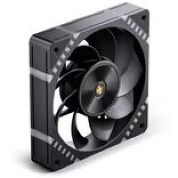 Jonsbo HF2-120 Reverse Blade PWM ARGB 120mm Melns - korpusa ventilators ar reversajām lāpstiņām, PWM kontroli un ARGB apgaismojumu