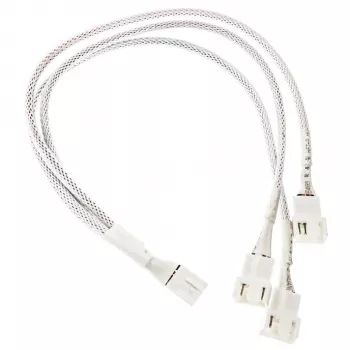 Kolink PGW-AC-KOL-160 1 uz 3 PWM ventilatoru sadalītāja kabelis, 35 cm, pīts, balts