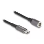 DeLOCK 80781 USB-C uz 8-pin magnētisko savienotāju kabelis, 0.15 m, 20 V
