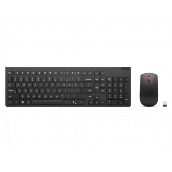 Lenovo Bezvadu tastatūras un peles komplekts Melns