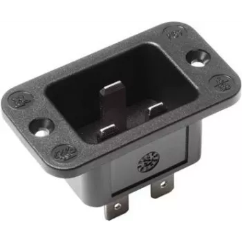 Elektriskais spraudnis C20 Bachmann 917.173, 250 V, 16 A, termoplasts, melns