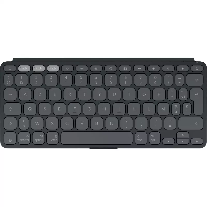 Logitech Keys-To-Go 2 Tastatūra Universāla Bluetooth AZERTY Franču Grafīta