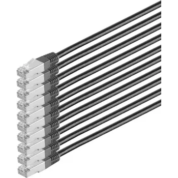 Tīkla kabelis ShiverPeaks Cat6 S/FTP 0,25 m RJ-45 75711-H0.25S-SET10