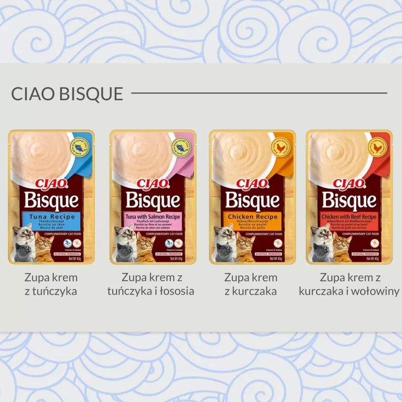 INABA Ciao Bisque Tuna kaķu gardumi 40g
