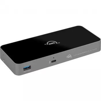 OWC Thunderbolt 5 Hub, dokstacija pelēka/melna, Thunderbolt 5, USB-A