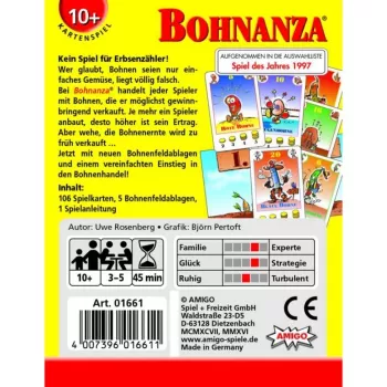 Bohnanza, Kāršu spēle