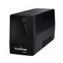 Nepārtrauktās barošanas avots TECNOWARE Era Plus 1600 — Line‑Interactive UPS 1.6 kVA / 1120 W, 2 AC kontaktligzdas, USB Type‑B, melns