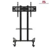 Maclean MC-739 profesionāls TV statīvs uz riteņiem, 32-65 collas (165,1 cm), līdz 40 kg, VESA līdz 400x600, melns