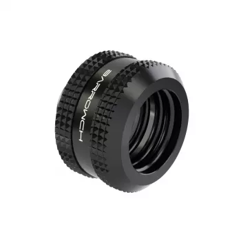Barrow Hardtube Fitting 12mm G1/4 inch – kompresijas savienotājs cietai caurulei 12 mm, melns