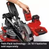 Slīpzāģis EINHELL TE-SM 36/8 L Li‑Solo 36 V (2x18 V) — bezvadu, bez akumulatora