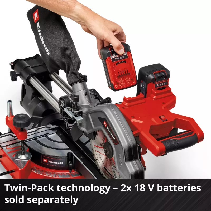 Slīpzāģis EINHELL TE-SM 36/8 L Li‑Solo 36 V (2x18 V) — bezvadu, bez akumulatora