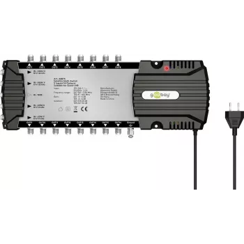 Goobay satelīta multiswitch 5 ieejas/16 izejas (64876)