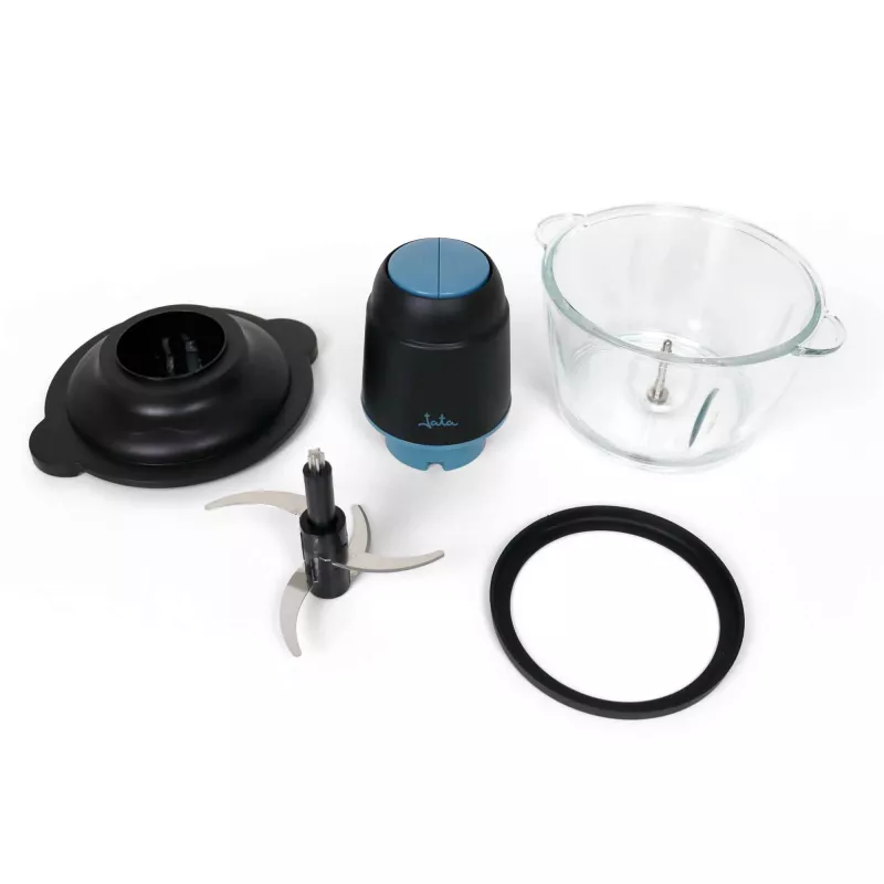 Elektriskais virtuves kombains JATA JEPC1250 1.5L 400W Melns Caurspīdīgs