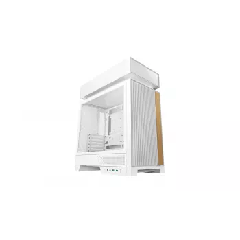 Korpuss DeepCool CL660 WH Balts — ATX/Micro-ATX/Mini-ITX, rūdīts stikls, atbalsta ATX/PS2/SFX/SFX‑L barošanas blokus