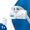 BRITA Ūdens filtrs krānam 1.2023.0413, 3 režīmi, 5-pakāpju kasetne, 600 L, balts, 5 adapteri