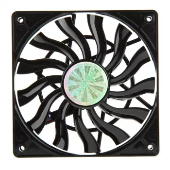 Akasa AK-FN078 12 cm melns datora ventilators