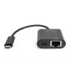 Digitus DN-3027 USB Type-C Gigabit Ethernet adapteris ar Power Delivery