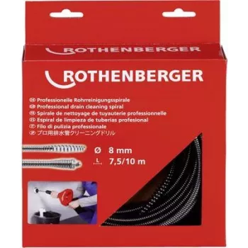 Kabeļa tīrīšanas trose Rothenberger 72412 — 7,5 m garums, 8 mm diametrs